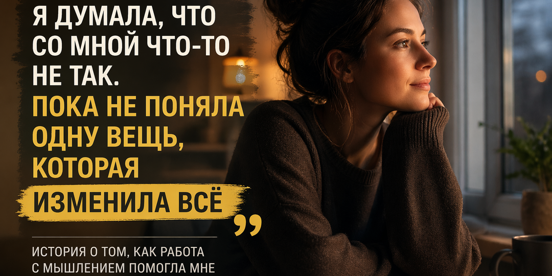 Я думала, что со мной что-то не так. Пока не поняла одну вещь, которая изменила всё