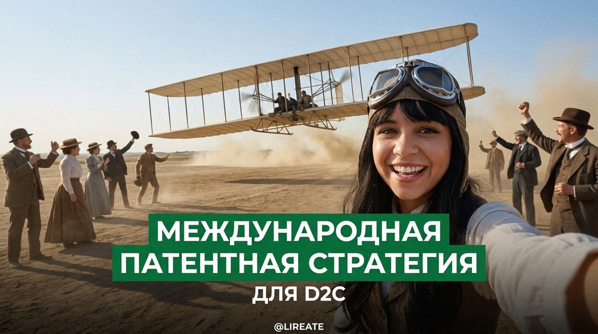    Международная патентная стратегия для D2C, включая PCT и евразийский патент. Лирейт