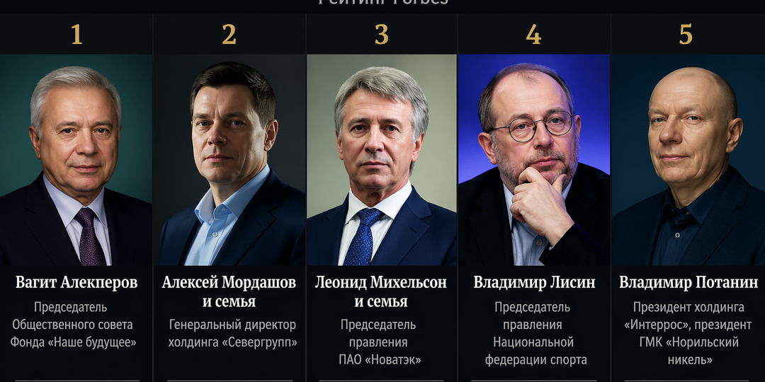 В России стало больше долларовых миллиардеров: как изменился список Forbes в 2026 году