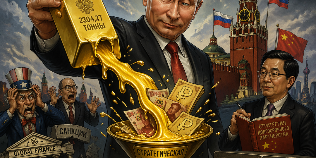 «Состоялся большой ход Путина, к которому он готовился последние 25 лет»: Россия пустила в ход золото