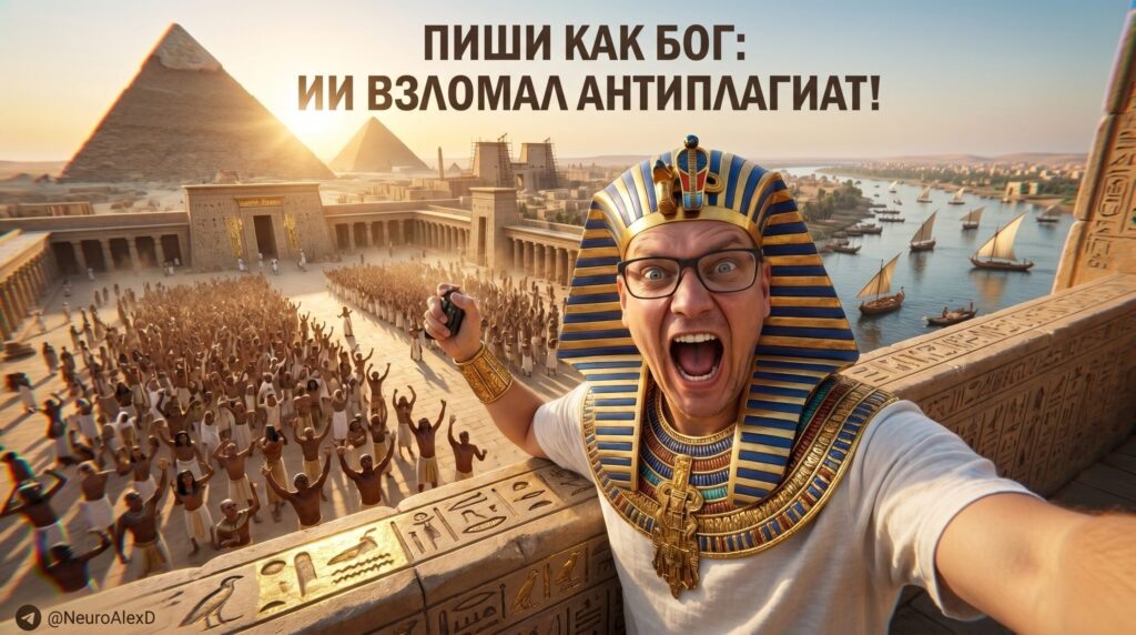    Использование ИИ для успешного прохождения проверки на антиплагиат. Алексей Доронин