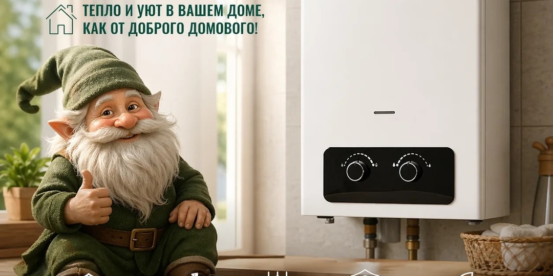 Газовые колонки Kotitonttu: надёжный «домовой» для горячей воды в доме