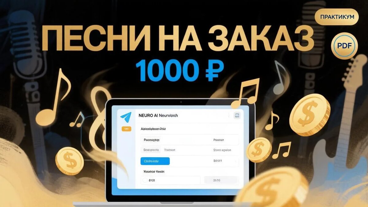 Песни на заказ с помощью нейросетей: как я делаю треки за 20 минут и зарабатываю