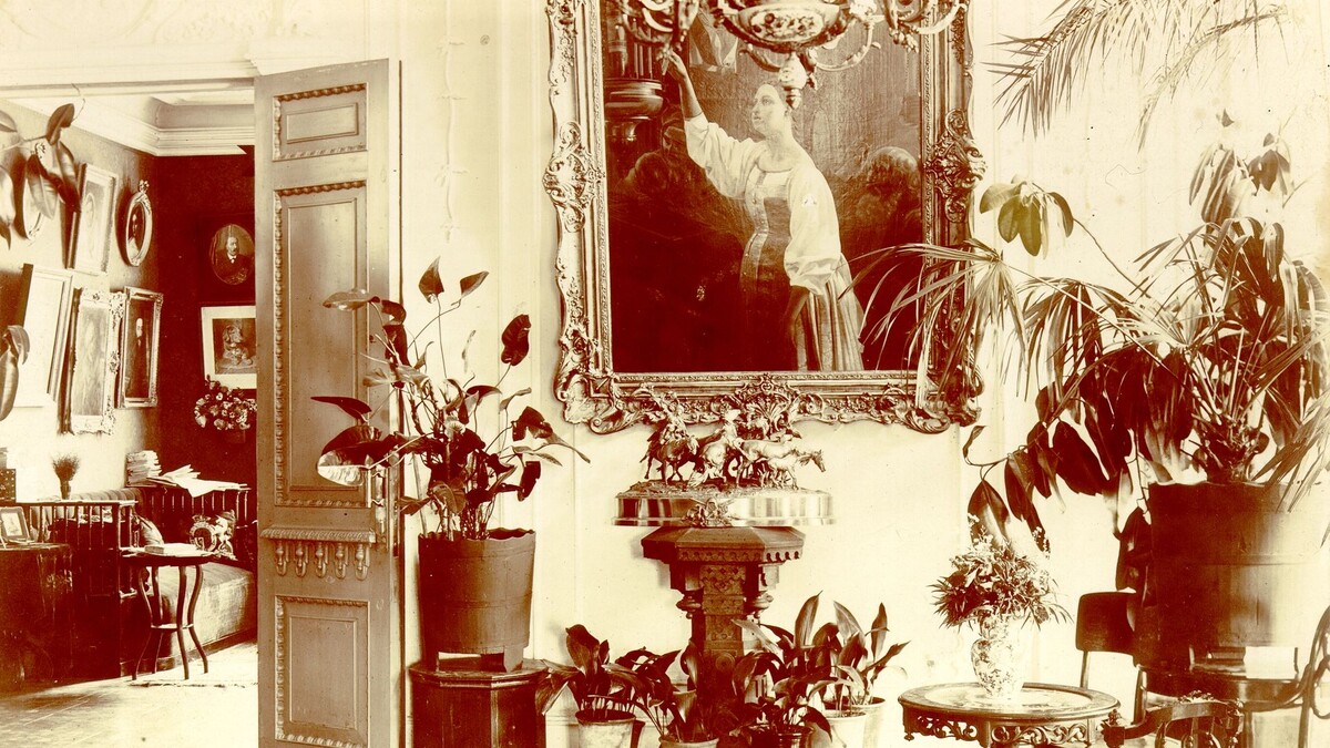    Гостиная в доме Евдокии Кузнецовой, конец XIX века   Красноярский краеведческий музей