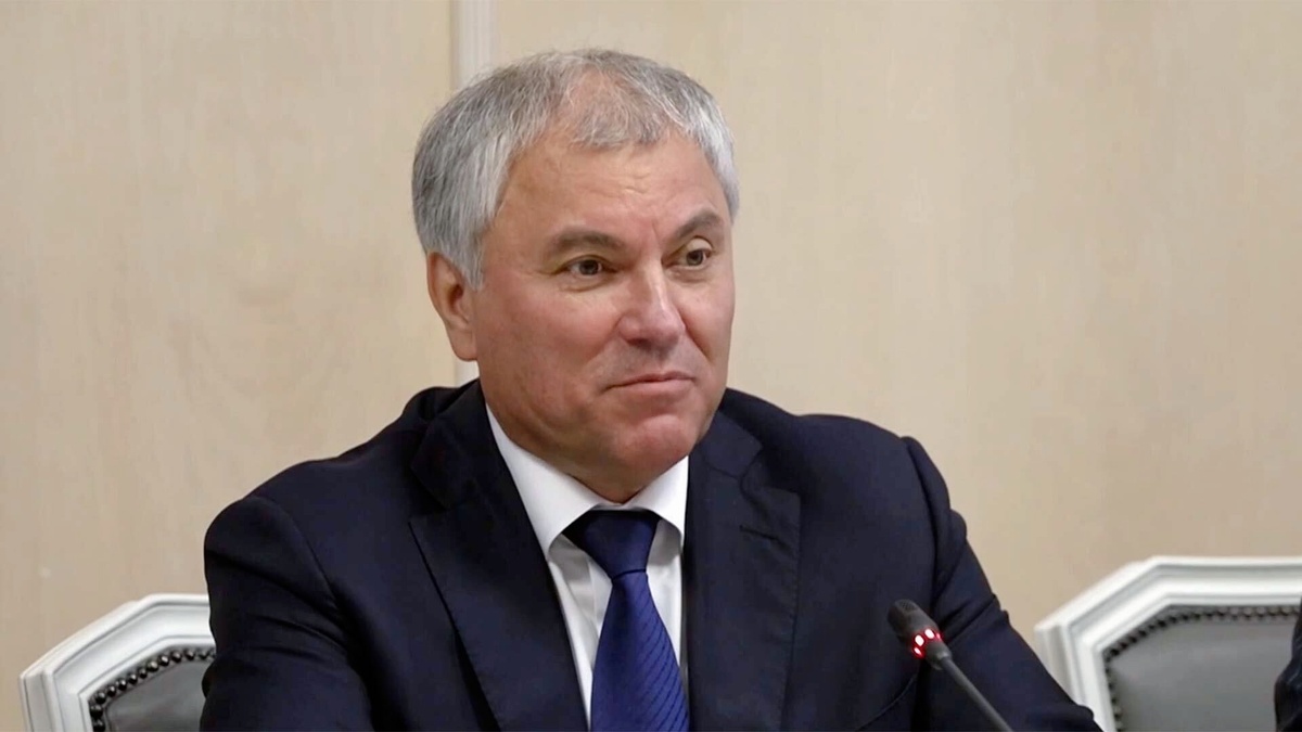 Вячеслав Володин, председатель Госдумы РФ