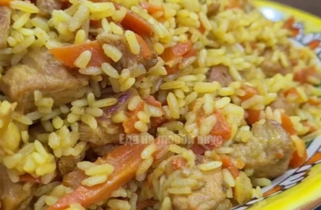 Плов с курицей.