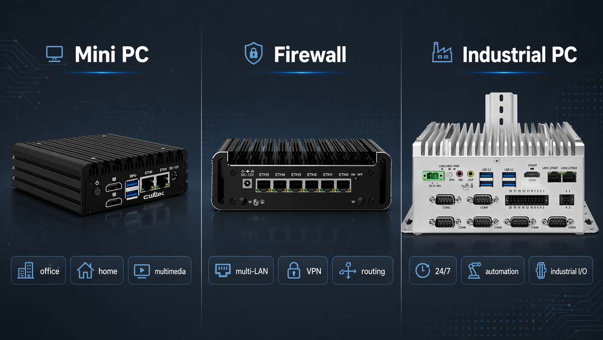 mini pc, firewall, промышленный контраст