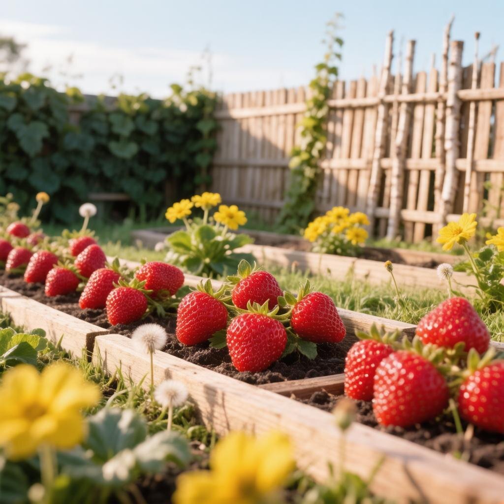 Соседи для клубники