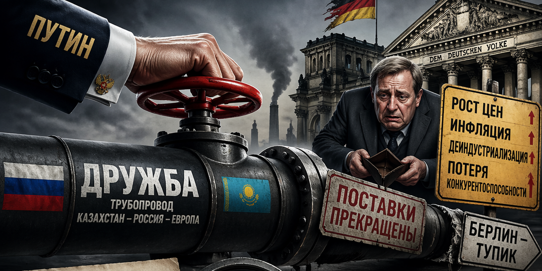 «Дружба» мертва: Путин готовит Германии энергетический нокаут к 1 мая