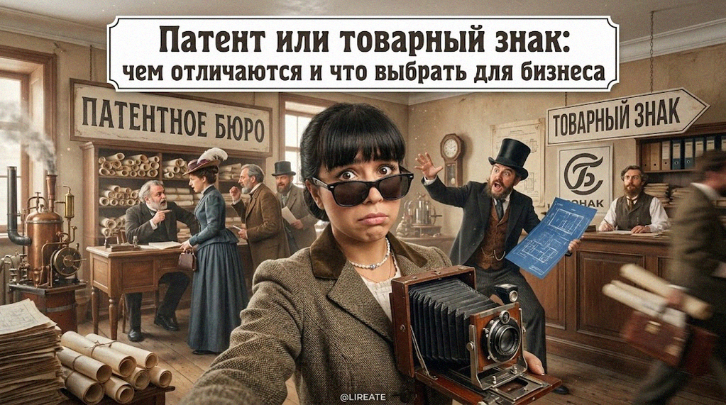    Сравнение патента и товарного знака Лирейт