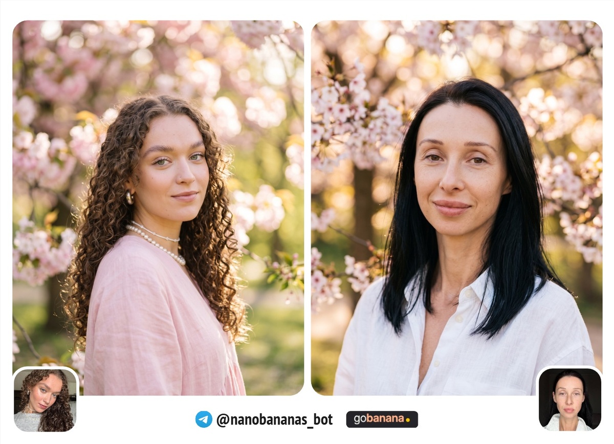 Весенний портрет в парке