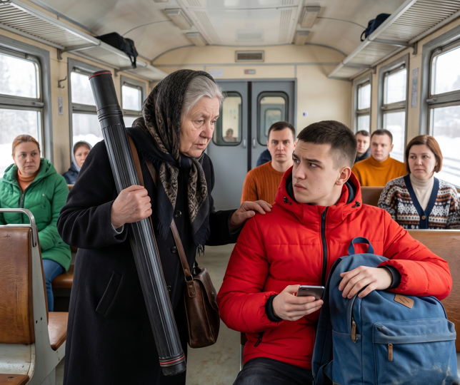 «Постоишь, не развалишься», — ухмыльнулся студент, глядя на старушку. Он не знал, что через час она будет решать его судьбу
