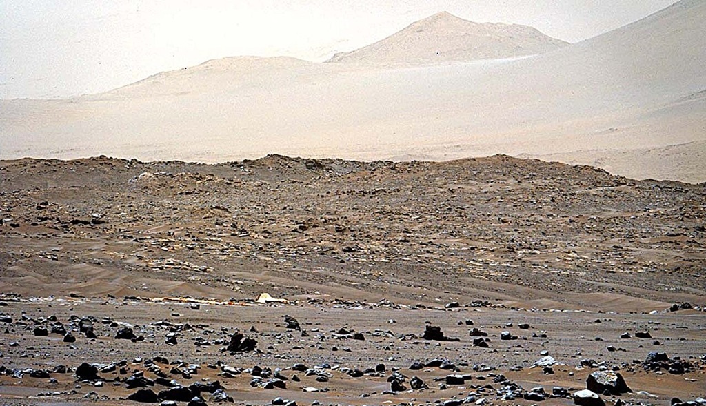    Известно, что когда-то на поверхности Марса существовала жидкая вода, что заставляет некоторых ученых предполагать, что когда-то на этой планете могла существовать жизнь.NASA/ JPL-Caltech/ ASU/ MSSS