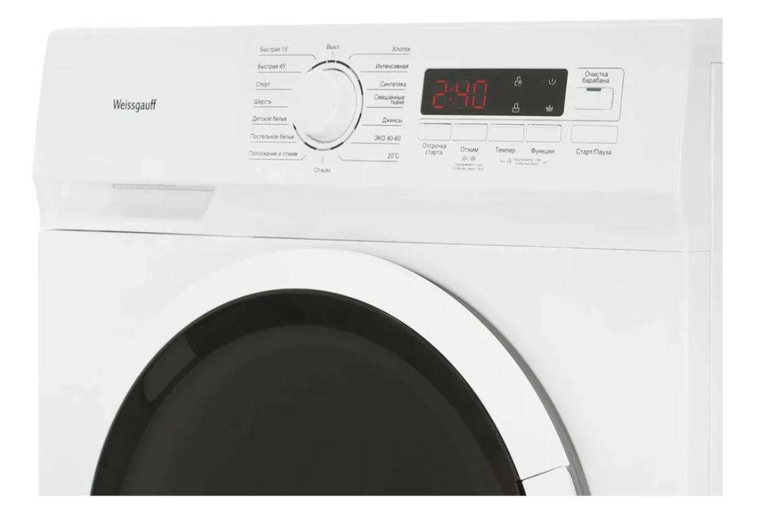 Стиральная машина узкая WEISSGAUFF WM 4106 D