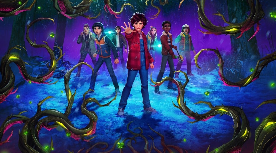     Постер мультсериала «Очень странные дела: Истории из 85-го» (2026)