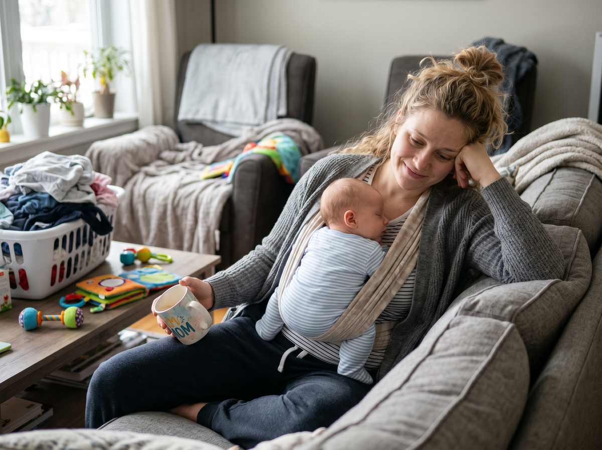 Уставшая мама