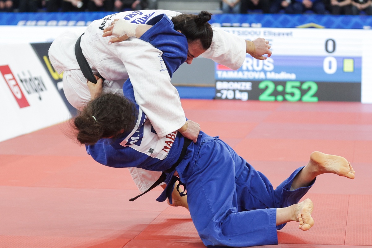    Мадина уверена, что дзюдо полностью подходит женщинам для занятий. / Фото: Михаил Синицын/ТАСС