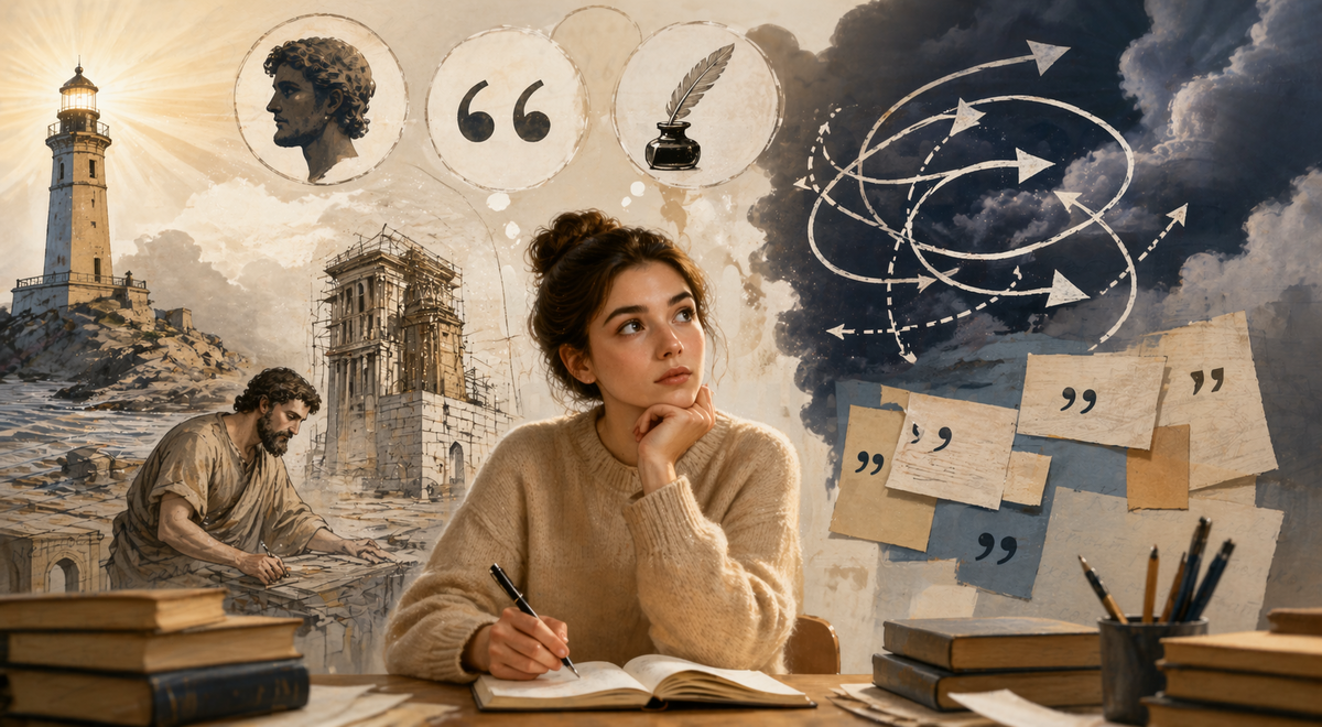 Находим опорные точки в тексте, что громче всего говорит об авторской позиции