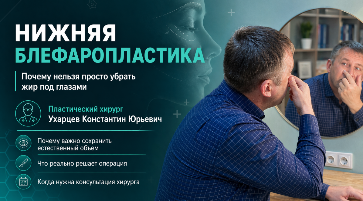 Ухарцев Константин Юрьевич, пластический хирург,  блефаропластика