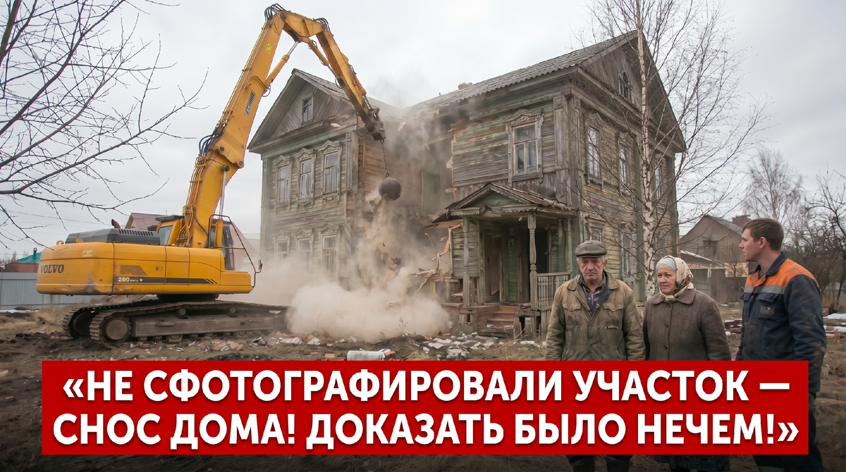 Обязательно сфотографируйте свой участок до конца апреля или могут снести дом