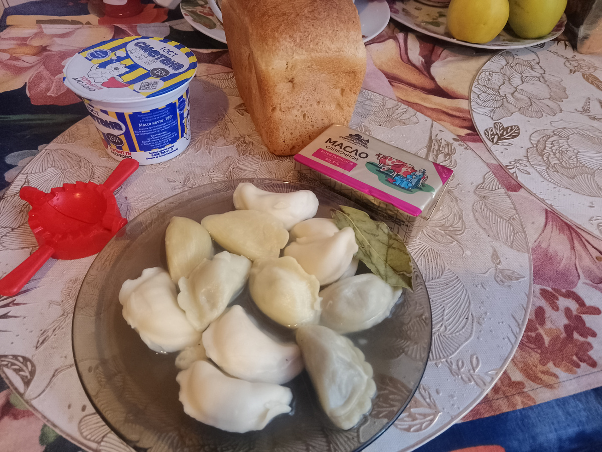 Фото автора, мои вареники