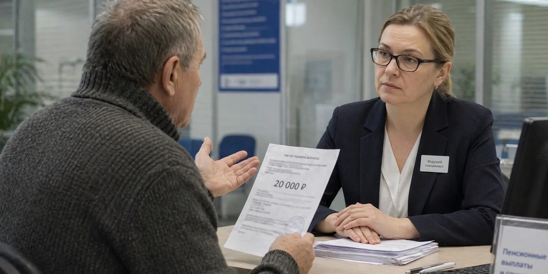 Стаж 40 лет, а пенсия — 20 тысяч. Где ошибка и как ее исправить?