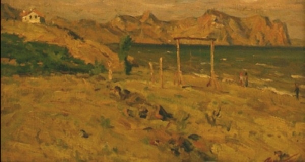 Цыплаков. Крым. Козы. Холст, масло. 1939.