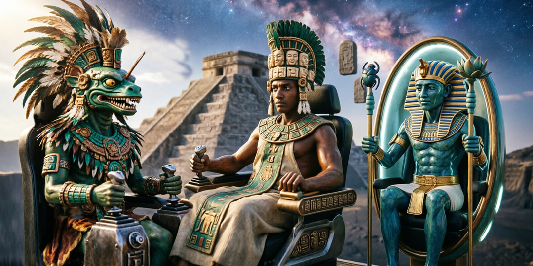 Загадка древних космонавтов: 5 материков и одна «кабина пилота». Совпадение?