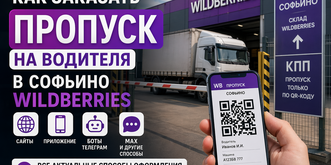 📦 Пропуск на водителя в Софьино Wildberries: полный гайд (2026)
