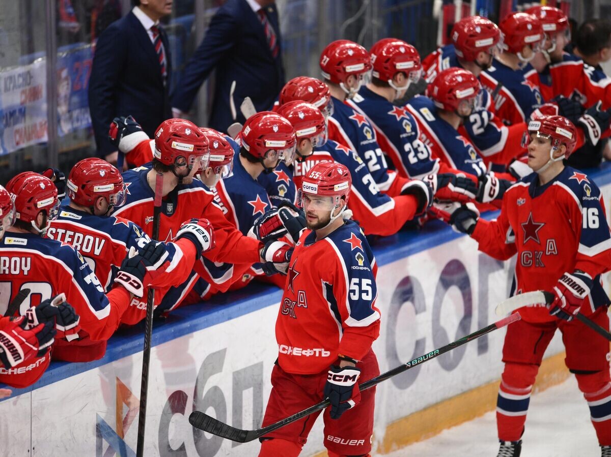    Хоккей. КХЛ. ЦСКА (Москва) - "Барыс" (Астана) | © РИА Новости / Владимир Астапкович