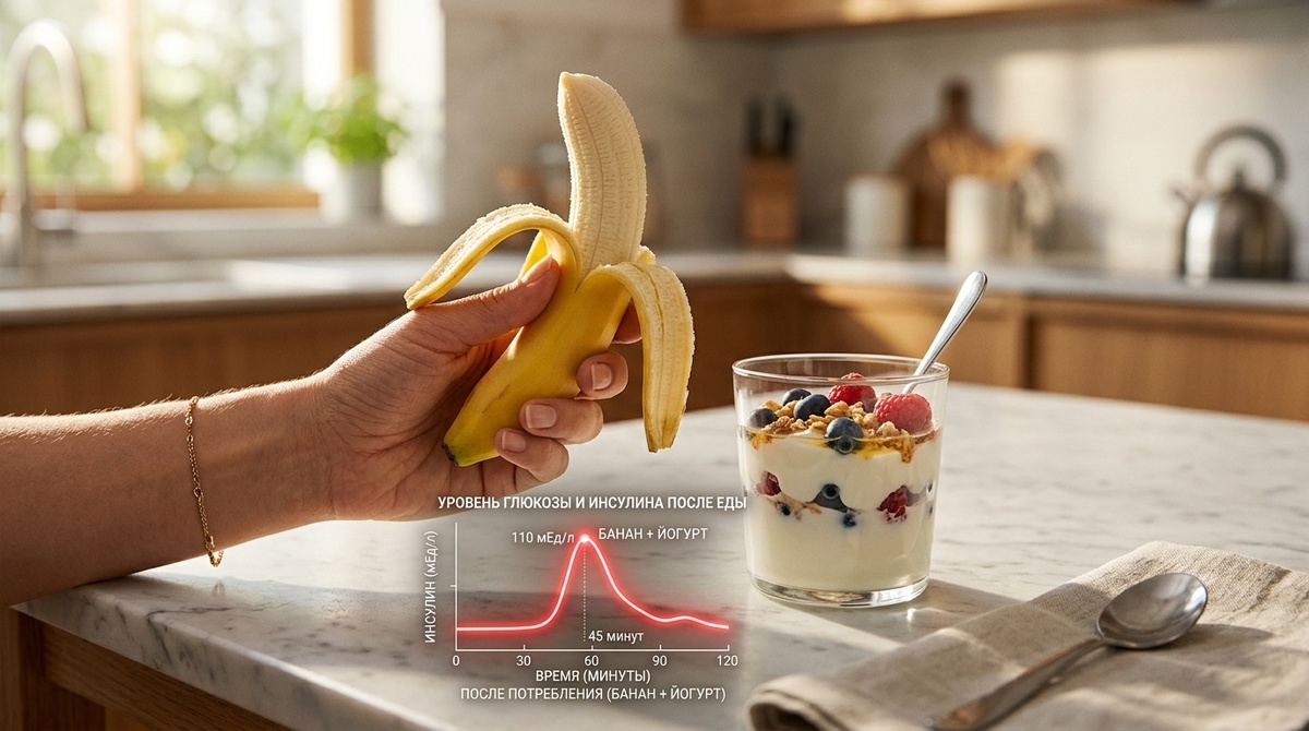 «Ну, я обычно беру йогурт с бананом, это же полезно». Звучит как эталон здорового питания из глянцевого журнала