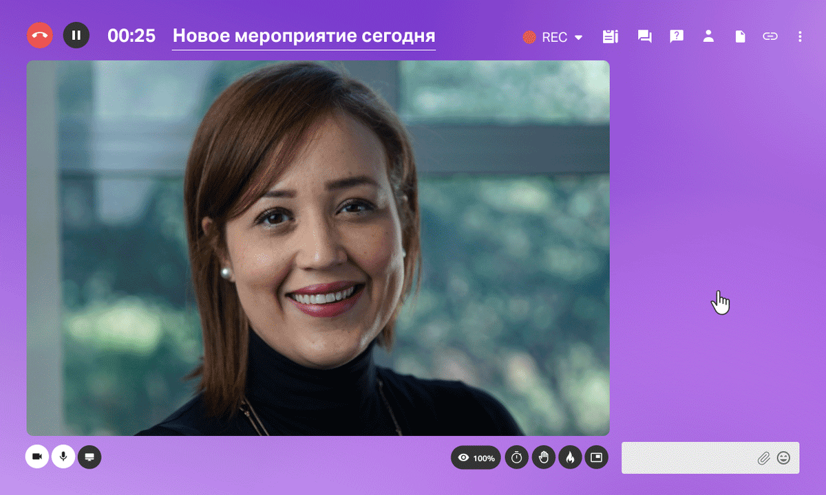 Проводить тестирование можно прямо во время вебинаров
