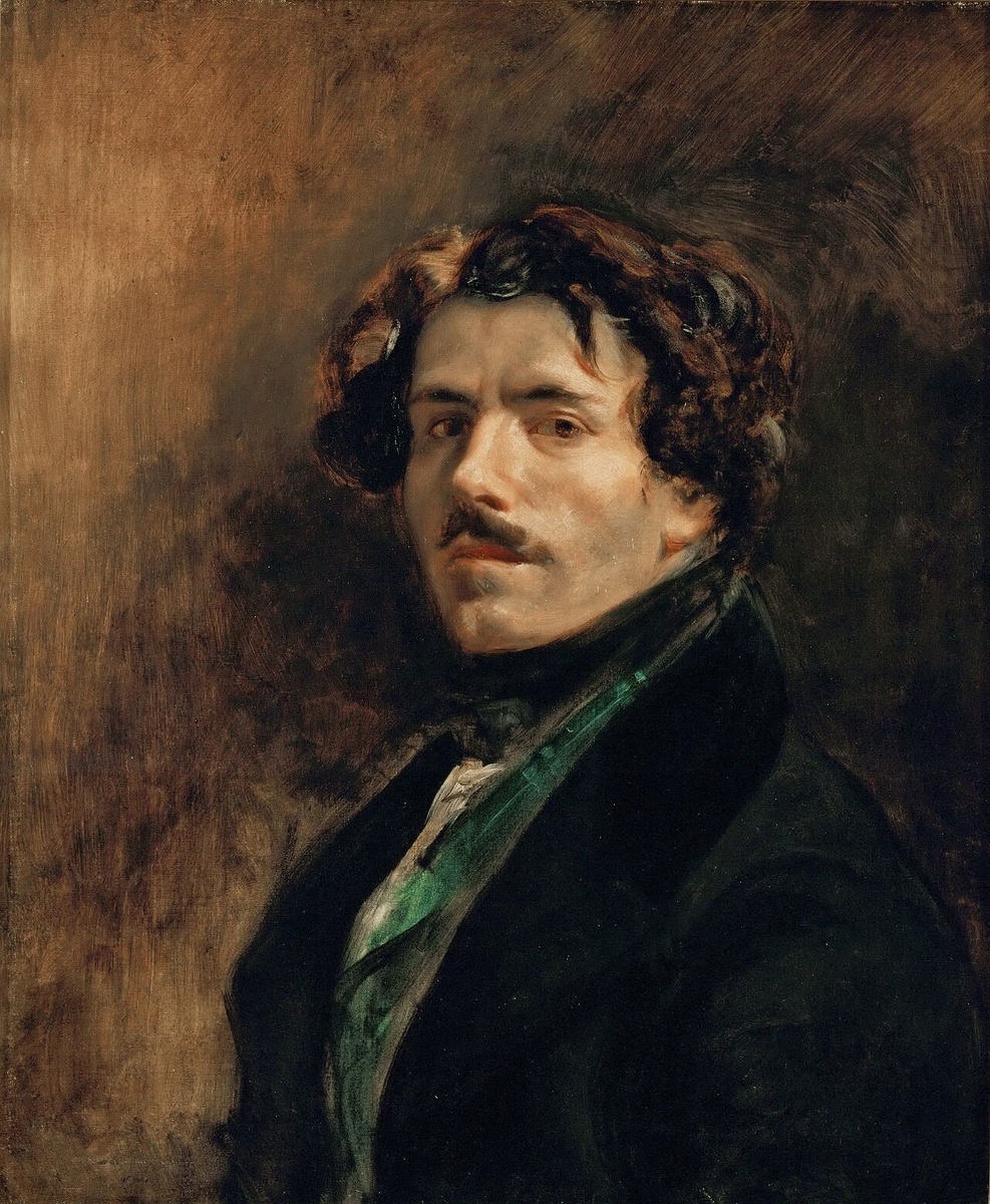 Эжен Делакруа. Автопортрет, около 1837 года.