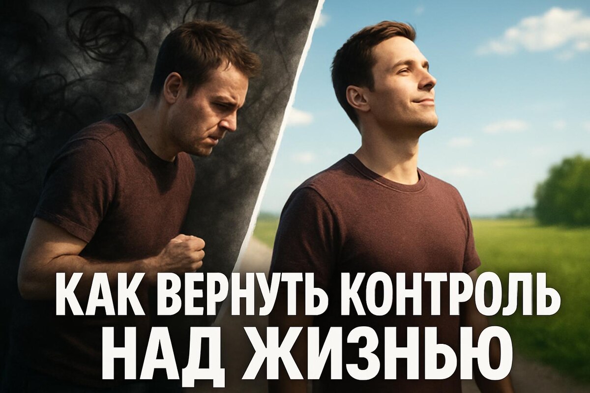 человек выходит из темного пространства к свету — символ восстановления контроля над жизнью