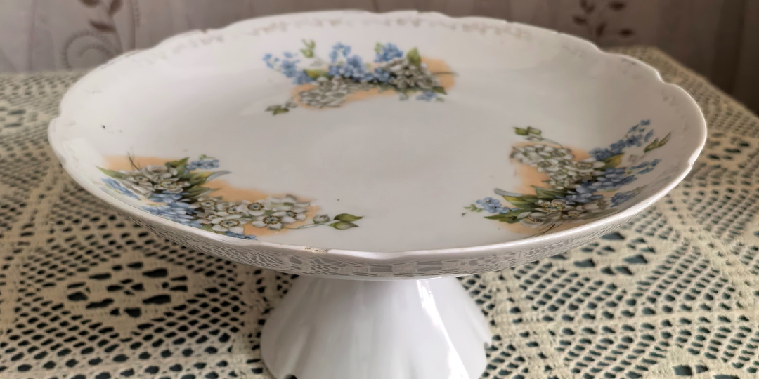 Довоенная фруктовница Нарциссы с незабудками, Пролетарий Мста, снова шикарный подарок от подписчицы