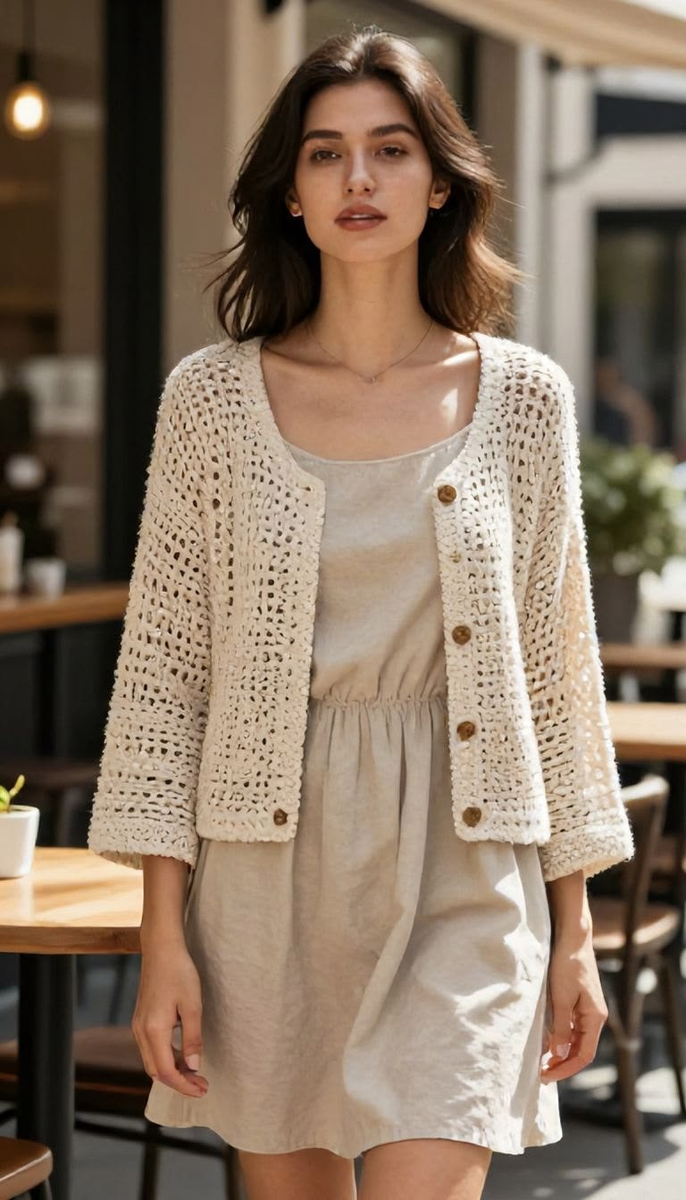 жакет крючком