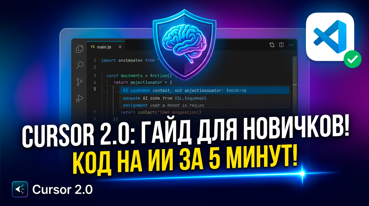 Cursor 2.0: Прощай, VS Code? Полный гайд по самому умному редактору кода с ИИ