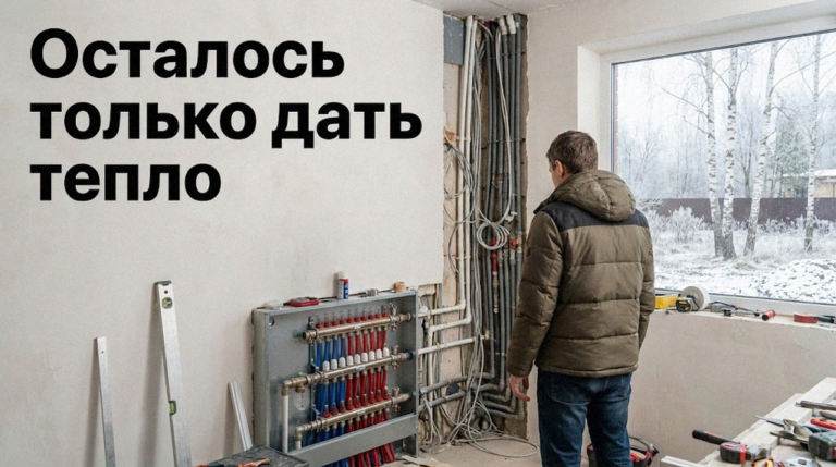    Почему стройка замирает: необходимость запуска тепла перед внутренними работами.