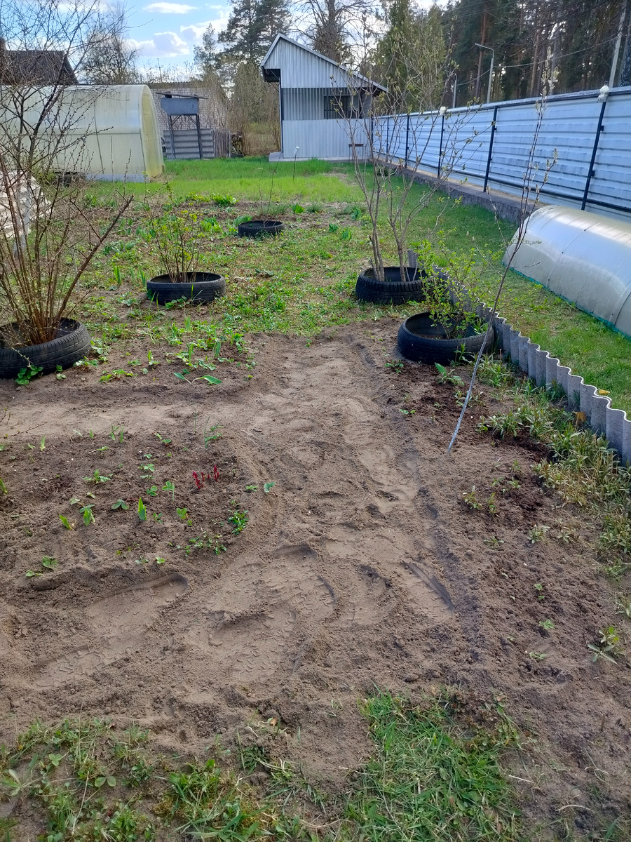 Работа продвигается медленно, но я надеюсь, что большую часть осилю до посадок в огороде