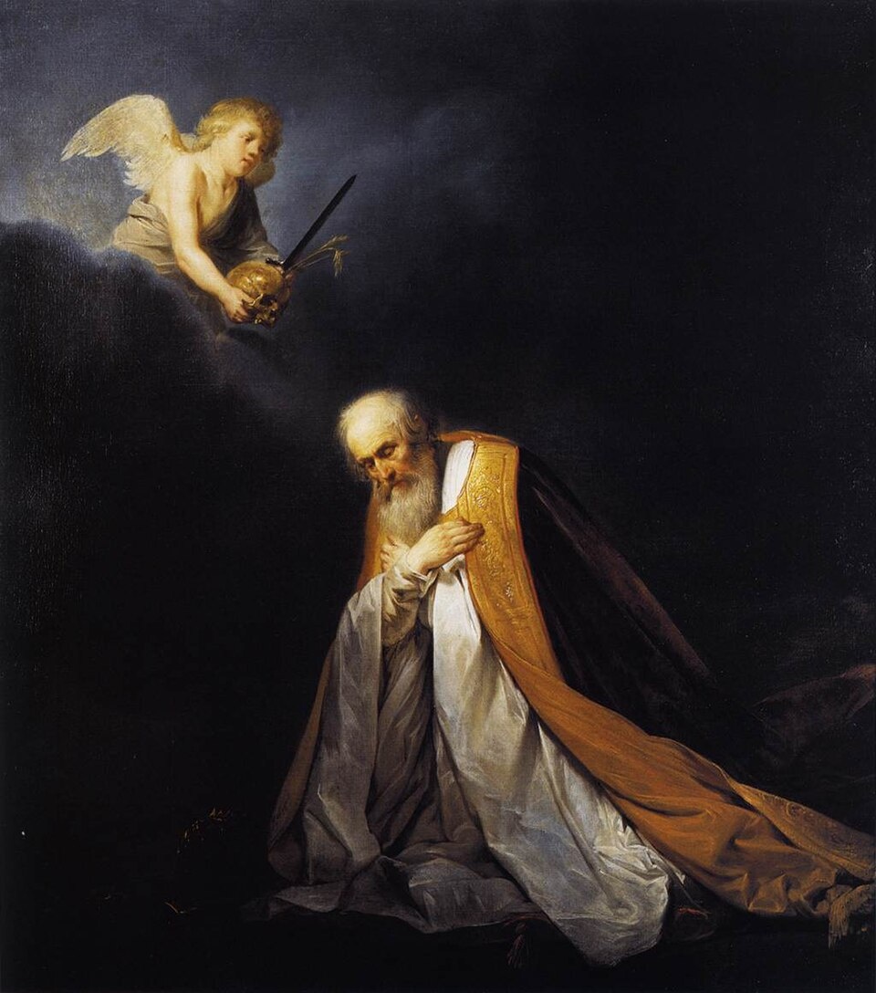 "Царь Давид в молитве". Питер де Греббер, ок. 1640.