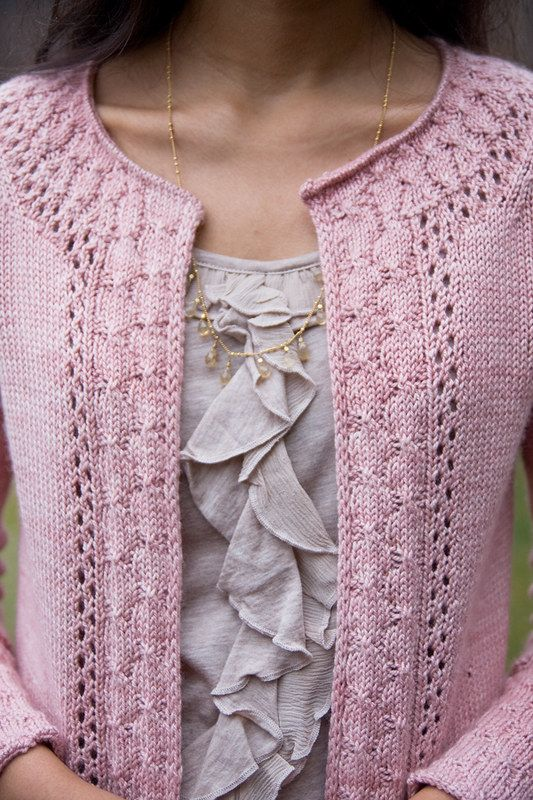 кардиган спицами