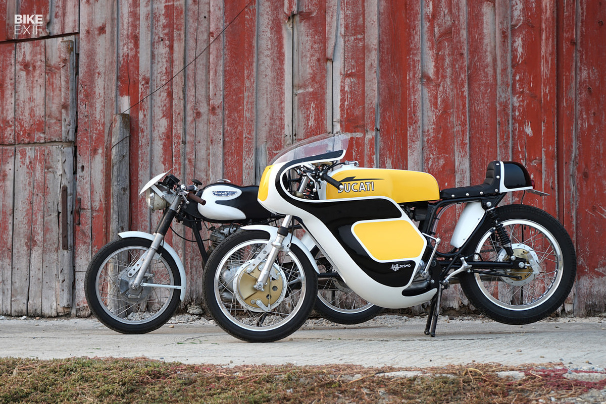 Ducati 250 (1965) и Ducati 450 Desmo (1971)