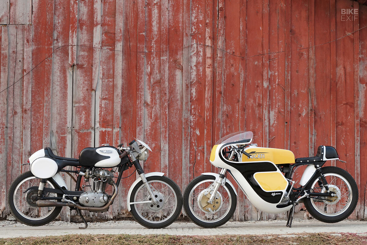Ducati 250 (1965) и Ducati 450 Desmo (1971)