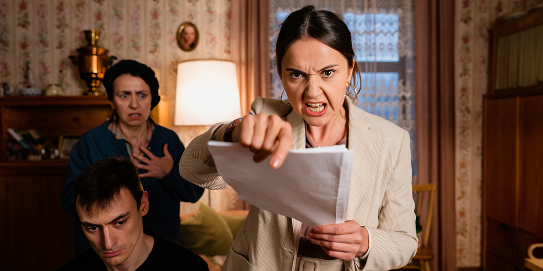 — Твоя мать продала свою квартиру не чтобы нам помочь, а чтобы сюда переехать! — сказала я мужу, показывая договор.