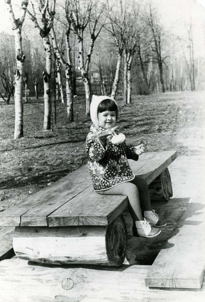 "На лавочке в парке", 1980 год. Фото: В.Скворцов.