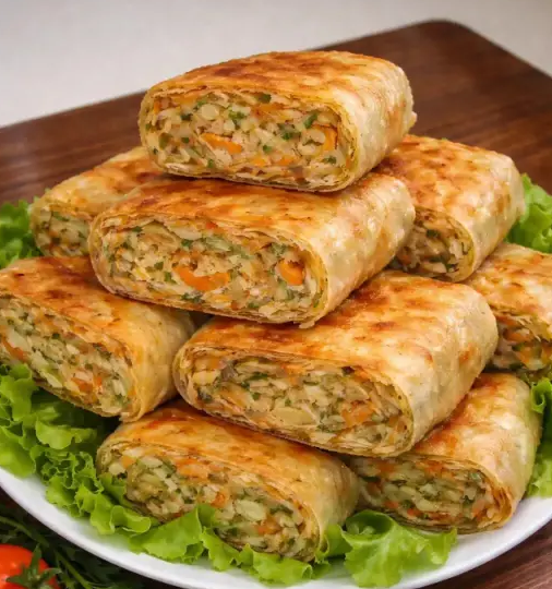 Такая «хрустящая» закуска из лаваша съедается в первую очередь💥😋