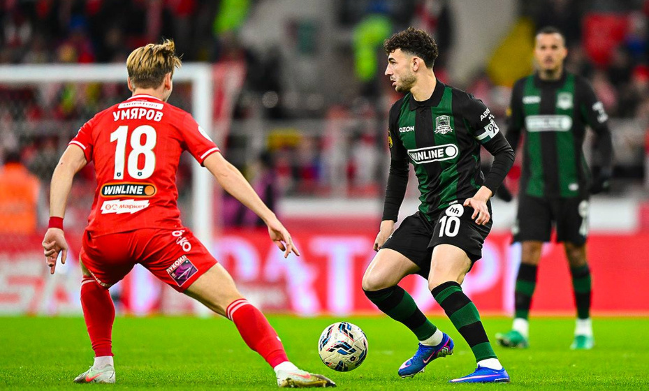    "Спартак" проиграл "Краснодару" в 26-м туре РПЛ. Фото: соцсети "Краснодара"