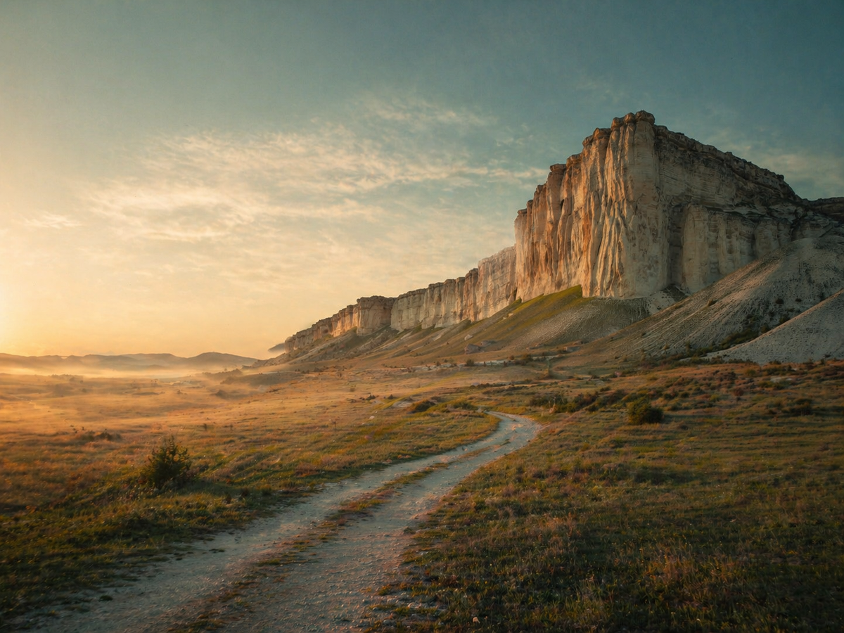 Белая - Скала. Ак- Кая. Может быть есть те, кто не знает еще)
