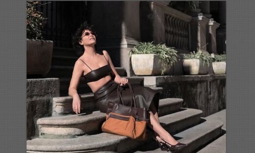 Екатерина в Милане. Актриса очень любит путешествовать