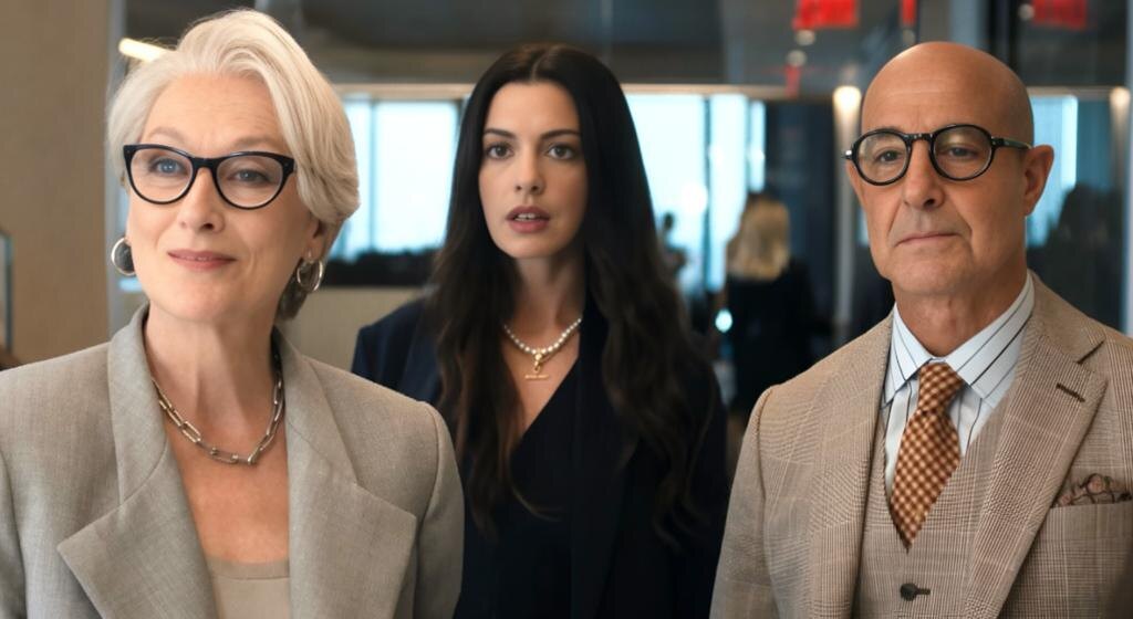 Кадр из трейлера фильма "Дьявол носит Прада 2"